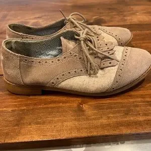 Brogue taupe leather Toms NEW IN BOX TOMS Men main image 3